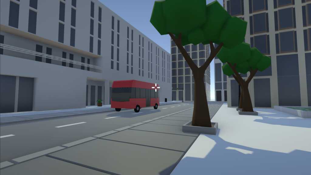 Uitzicht van de stad Londen in de game Unwired